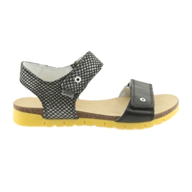 Bartek Pigeres sandaler 59183 sort med mønster