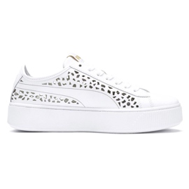 Puma Vikky stablet laserskæring 369378 02 hvid