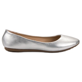 Renda Klassiske ballerinaer grå