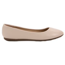 Renda Klassiske ballerinaer beige
