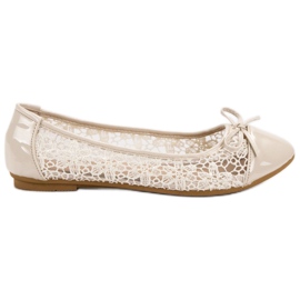 Diamantique Moderigtige ballerinaer brun
