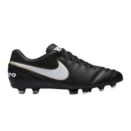 Nike Tiempo Rio Iii Fg M 819233-010 fodboldstøvler sort sort