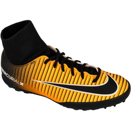 Nike MercurialX Victory Vi Df Tf Jr 903604-801 fodboldsko flerfarvet sort