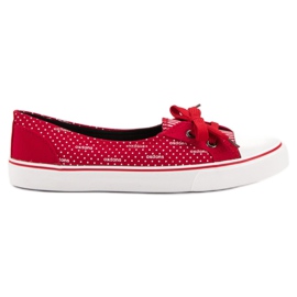 J. Star Røde lave sneakers