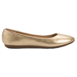 Renda Klassiske ballerinaer gul