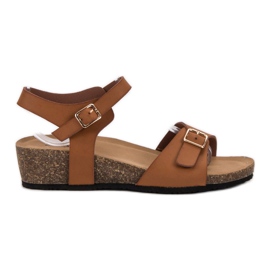 Seastar Klassiske kile sandaler brun