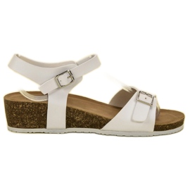 Seastar Klassiske kile sandaler hvid