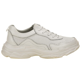 Goodin Hvide læder sneakers