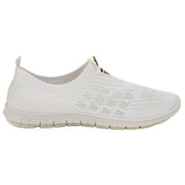 Renda Kvinders slip-on sko hvid