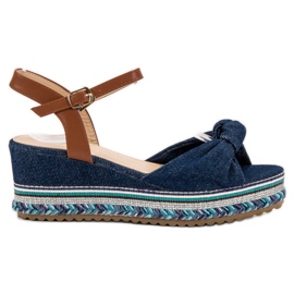 Groto Gogo Denim sandaler blå