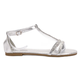 L. Lux. Shoes Flade sandaler grå