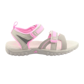 American Club American Sandals Sports Sports HL14 Grå/lyserød
