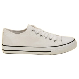 J. Star Klassiske hvide sneakers