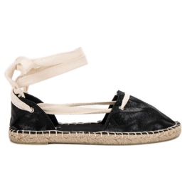 Cm Paris Knyttede Espadrilles sort