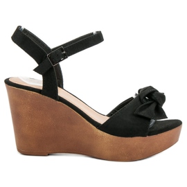 Cm Paris Sandaler med sløjfe sort
