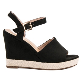 Best Shoes Sorte sandaler