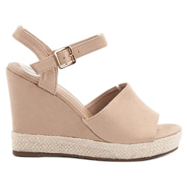 Best Shoes Beige sandaler