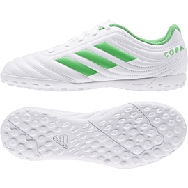 Adidas Copa 19.4 Tf Jr D98101 fodboldstøvler flerfarvet hvid