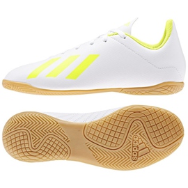 Indendørs sko adidas X 18.4 I Jr BB9411 flerfarvet hvid