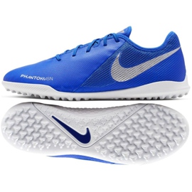 Nike Phantom Vsn Academy Tf M AO3223-410 fodboldsko flerfarvet blå