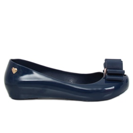 Meliski marineblå ballerinaer CK87-P Blue marine blå