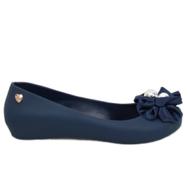 Meliski ballerinaer med en sløjfe blå CK-86P Blue