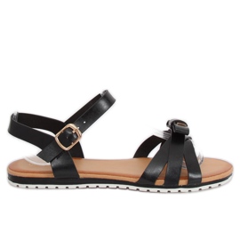 Sorte kvinders sandaler G210 Sort