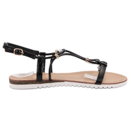 SHELOVET Sorte sandaler