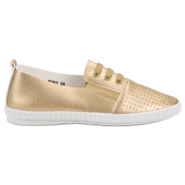 Super Mode Gyldne sneakers gylden