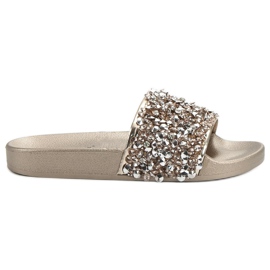Seastar Elegante gyldne hjemmesko gylden
