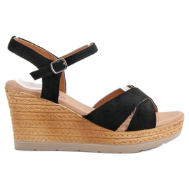 SHELOVET Sorte sandaler