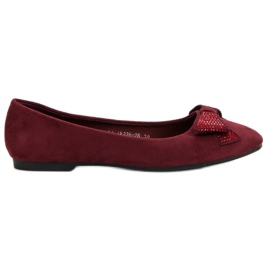 Best Shoes Maroon ballerinaer rød