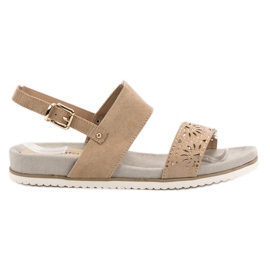 Evento Beige åben sandaler