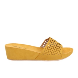 Gule åbnede hjemmesko JS-03 Gul