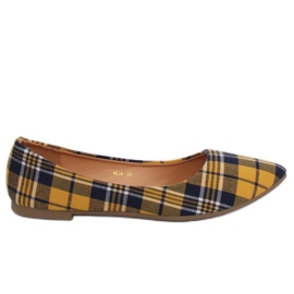 Flerfarvede ballerinaer HH16 Vellow flerfarvet