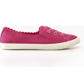 Converse Chuck Taylor All Star Ballet Scallop 484 Aktiv Fuschia Gold Egret flerfarvet lyserød