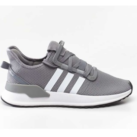 Adidas U_path Run J 111 Grey Fodtøj White Core Black grå