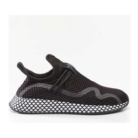 Adidas Deerupt S Core Black Core Sort Fodtøj Hvid