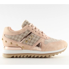 Dames sportssko pink G-119 Champagne II-GAT lyserød