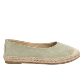 Grøn ballerina espadrilles N-2980 L.GREEN