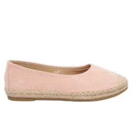 Pink ballerina espadrilles N-2980 Pink lyserød