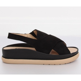 Kvinders sorte sandaler G-202 Black II-GAT