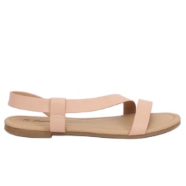 Kvinders sandaler beige og pink 938 Beige