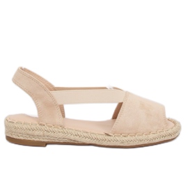 Beige espadriller til kvinder SA-2893 Beige