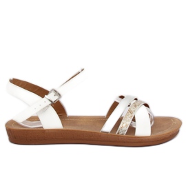 Hvide sandaler til kvinder TS-9 Hvid