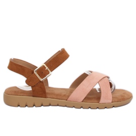 Pink damesandaler 999 Pink lyserød