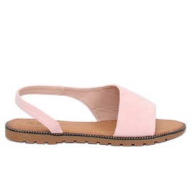 Asymmetriske pink sandaler til kvinder 982 Pink lyserød