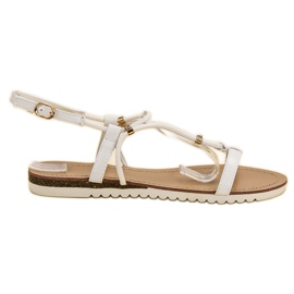 SHELOVET Hvide sandaler