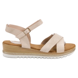 Bello Star Sandaler i ruskind brun