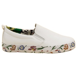 Groto Gogo Moderigtige Slipons hvid